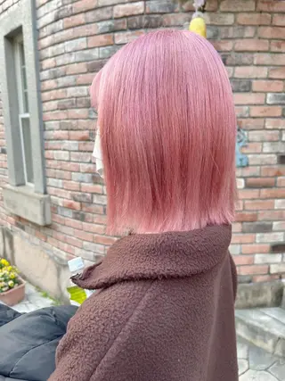 ショート カラー ヘアアレンジ 💕ブリーチ/ヘアメ 🎀YUUKAのヘアスタイル