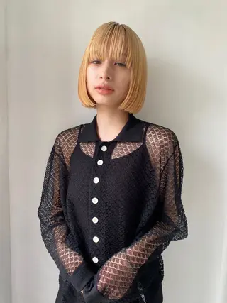 ショート カラー riria/ボブ /ブラウンカラー🎀のヘアスタイル