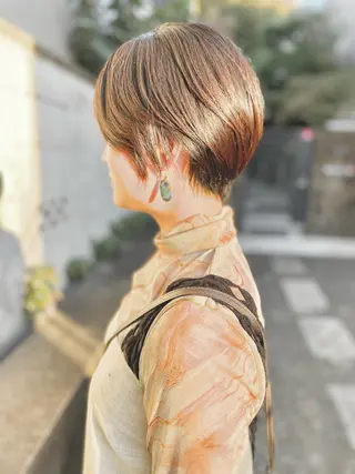 ショート パーマ ショートボブ縮毛矯正 髪質改善のプロ山道潤のヘアスタイル