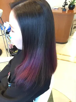 セミロング カラー EMANON新宿西口所属・新宿/髪質改善/ 美髪矯正✨浅江通友のヘアスタイル