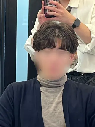 ショート パーマ メンズ 韓国風メンズ/毛流れ ヘアなら須田龍世のヘアスタイル