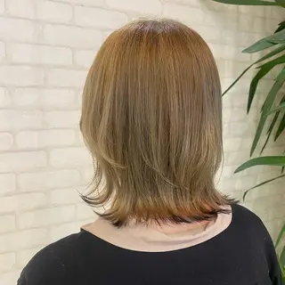 ミディアム カラー ノンダメージサロンBonheur銀座並木通り店所属・ULTOWA/銀座 ERIのヘアスタイル