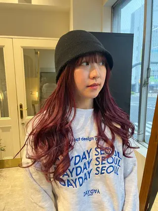 ロング siki所属・SIKI yuuna レイヤーカット🪽のヘアスタイル