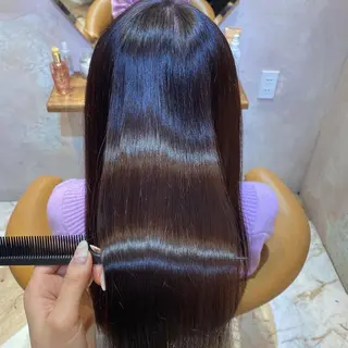 ミディアム 代表山口ひな 髪質改善のプロのヘアスタイル