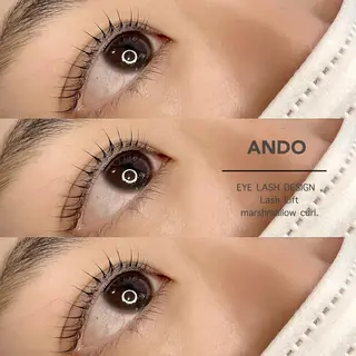 マツエク・マツパ ANDO HIKARIのマツエク・マツパデザイン