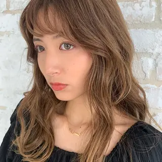 ロング カラー ノグチ ナツコのヘアスタイル