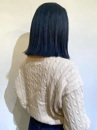 カラー ブリーチカラー🎀 韓国風/寺門美優のヘアスタイル