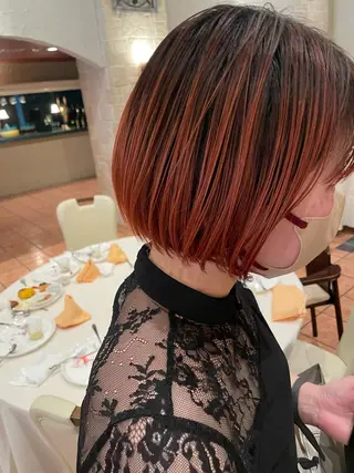 ショート カラー ハイトーンカラー🩵 耳ツボジュエリー/Aのその他イメージ