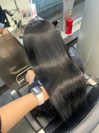 ロング カラー ヘアアレンジ ハイトーン/透明感 髪質改善/rinaのヘアスタイル