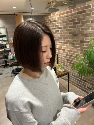 ショート 🎀津曲夏希🎀 ボブ/顔周りカットのヘアスタイル