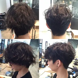 ショート パーマ メンズ Re:ta KANZOのヘアスタイル