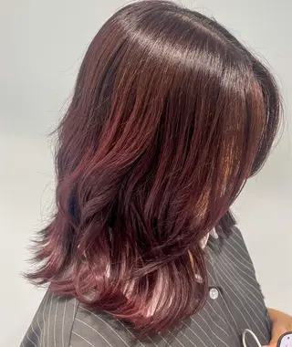 ミディアム 村上 奈乃果のヘアスタイル