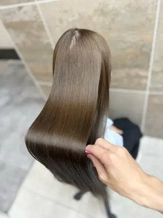 ロング カラー パーマ 【髪質改善特化】 tamのヘアスタイル