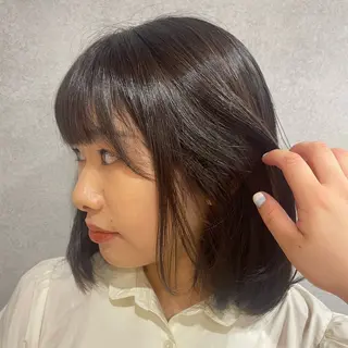 カラー karin/ ボブ♡暖色カラーのヘアスタイル