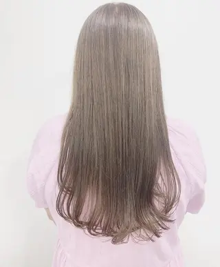 ロング カラー 色白に見える暗髪 梅田・増田のヘアスタイル