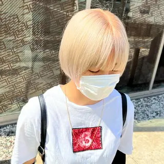 ショート カラー ChuDuck所属・🐮ChuDuck 代表　SHOTA🐮のヘアスタイル