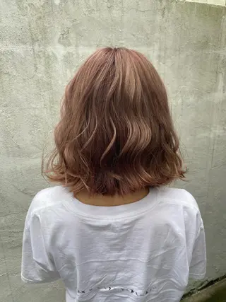 ショート カラー ヘアアレンジ satsuki 暖色・ブラウンカラーのヘアスタイル