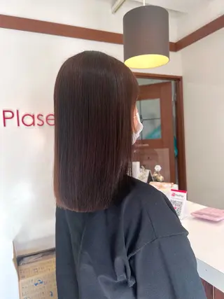ミディアム カラー 美容室Plaser(プラセル)所属・YUKA .のヘアスタイル