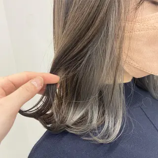 ミディアム 韓国レイヤー/ヘア カラー🎀ayamiのヘアスタイル