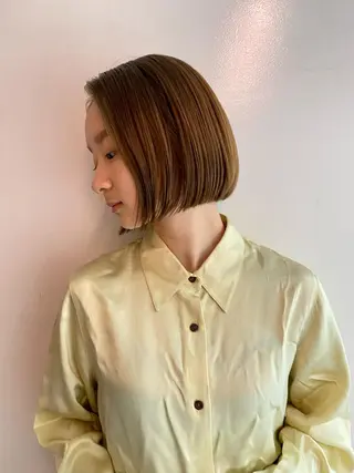 ショート カラー THE DAY所属・AKI HASHIMOTOのヘアスタイル