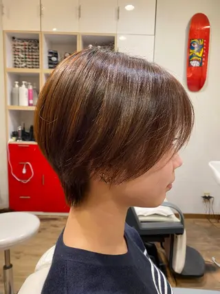ショート 友永 風歌のヘアスタイル