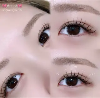 マツエク・マツパ 【TRISH】 かのん🎀🐰ྀིのマツエク・マツパデザイン