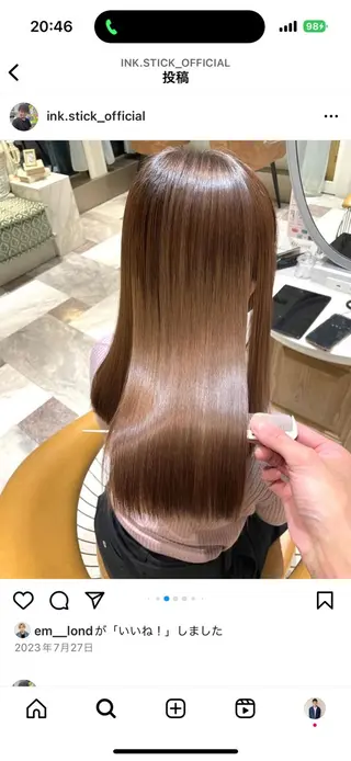 ロング 浅井 寛十朗のヘアスタイル