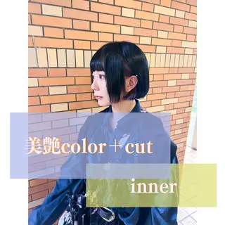 ショート INSPIRE FUKUOKA TENJIN所属・イノクチ マコト髪質改善カラーのヘアスタイル