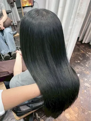 ロング カラー ハイトーン/韓国風/ 艶髪/吉祥寺のヘアスタイル