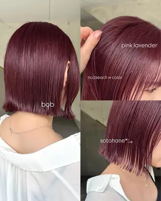 ショート カラー 松本優香/ボブ/ダ ブルカラー/髪質改善のヘアスタイル