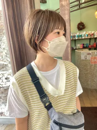 ショート ショートヘア特化 石附隼士のヘアスタイル
