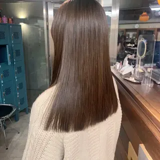 ロング 土田かほ/本日🈳 透明感カラー🍃のヘアスタイル