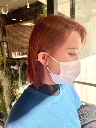 ショート カラー 💖デザインカラー/ タダ ハナカ💖のヘアスタイル