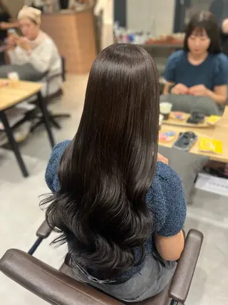 ロング カラー 梅田/似合わせボブ /顔周り/RINKAのヘアスタイル