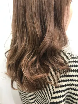 セミロング カラー 福島成美/髪質改善 縮毛矯正/カラーのヘアスタイル