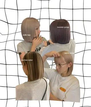 ショート ⭐️ダブルカラー⭐️ ｼｭﾝ⭐️のヘアスタイル