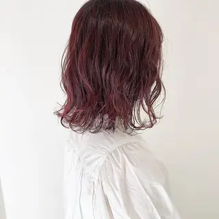 ショート カラー 色白に見える暗髪 梅田・増田のヘアスタイル