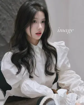 ロング カラー 🤍韓国大人っぽ ベージュMAI🤍のヘアスタイル