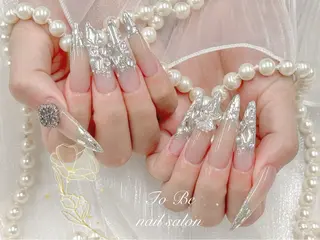 ロング Nail Salon To Be珈月のネイルデザイン