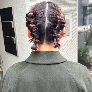 ミディアム ヘアアレンジ KIHO ｜Bond 三軒茶屋のヘアスタイル