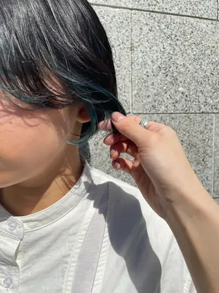 ショート カラー sica所属・スタイル撮影 モデル募集momoのヘアスタイル