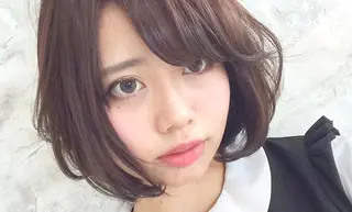 ミディアム カラー ヘアアレンジ まつエク Calenda/ パーソナル美髪サロンのヘアスタイル