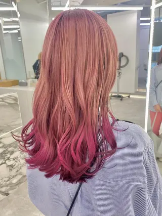 セミロング カラー 透明感カラー🫧/ アレンジ/ayanoのヘアスタイル