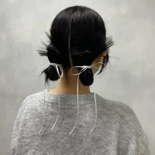 韓国・網紅 🦋HONOKA🦋のヘアスタイル