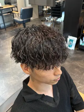 ショート カラー パーマ メンズ 🎧【パーマ師】 SOUMA🎧のヘアスタイル