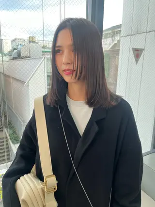 ミディアム カラー 🩵LondBOY 韓国/ボブ/レイヤーのヘアスタイル