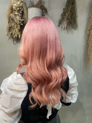 カラー HAYATA/透明感 /派手髪/ケアブリのヘアスタイル