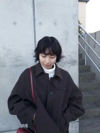 パーマ イヌイ フウコのヘアスタイル