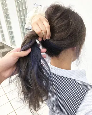 セミロング 具志 正太のヘアスタイル