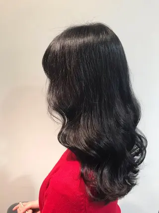 ロング カラー ヘアアレンジ knock【ノック】所属・烏丸韓国ヘア🇰🇷 ayaka🎀のヘアスタイル